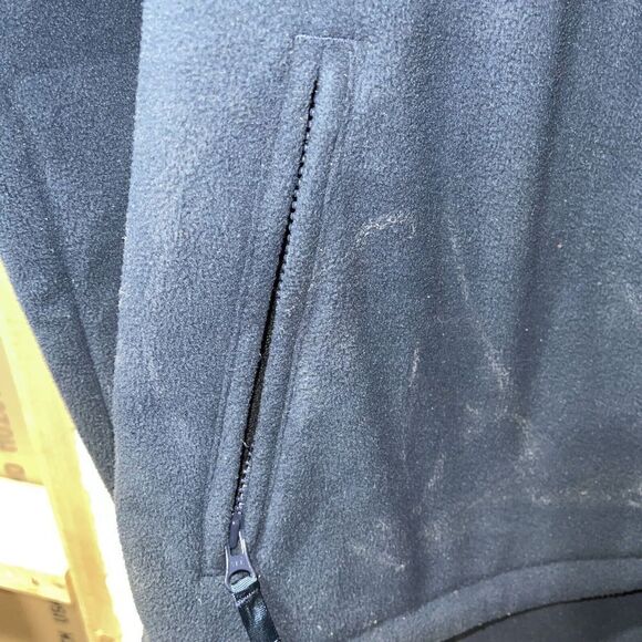 DULUTH TRADING Co Navy HEAVY THICK Fleece Jacket Full Zip Sweatshirt XL - Picture 4 of 9